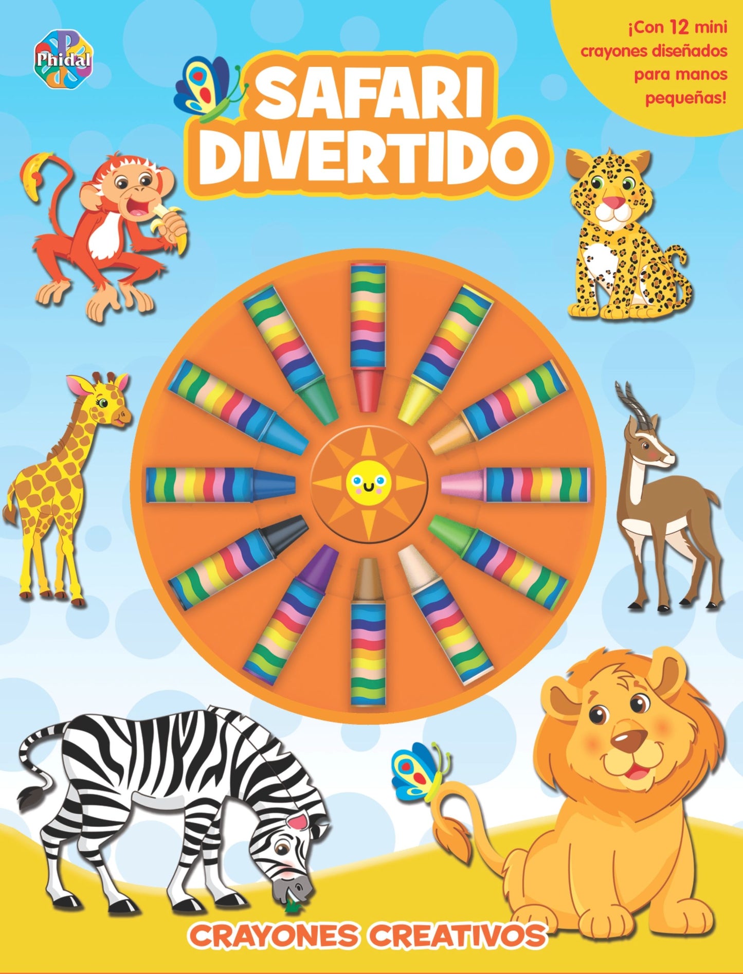 Safari divertido crayones creativos